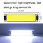 COB LED reading light, slim rectangular yellow COB strip, 24.8 cm length