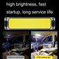 COB LED reading light producing bright white glow in car interior