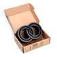 Universal car spring buffer rubber rings, black, 19-hole set in cardboard box