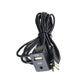 AUX to USB audio extension cable with USB plug and 3.5mm AUX jack