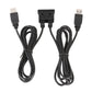 Dual Type-C car wiring harness with two USB-A cables and black connector block