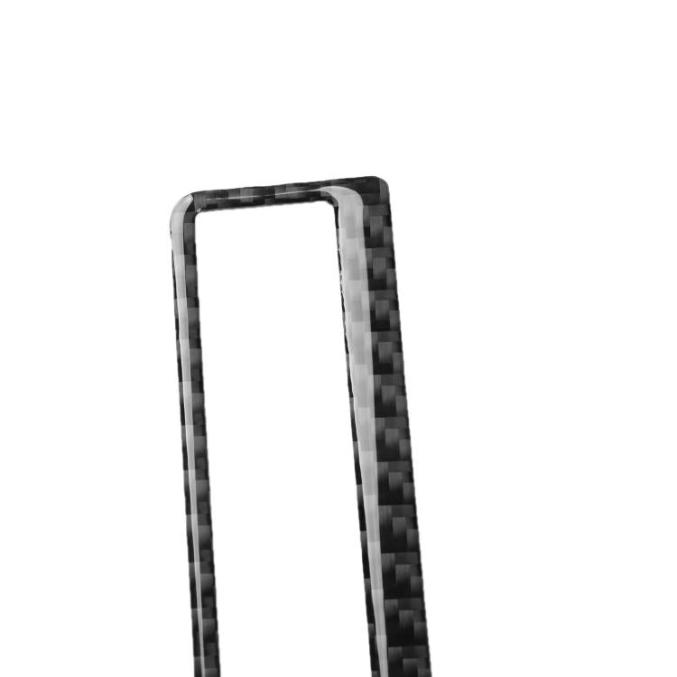 Slim black carbon-fiber style rectangular frame sticker with rounded corners