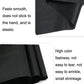 Black car privacy curtain fabric with smooth finish and stitched corner