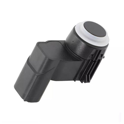 Black reverse parking sensor replacement assembly with white ring and mounting clip