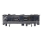 Plastic window switch assembly housing with mounting tabs and connector slots