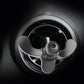 Car air vent phone bracket clip with three-blade base and central ball mount