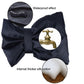 Black faucet frost cover with waterproof exterior and thicker soft cotton lining