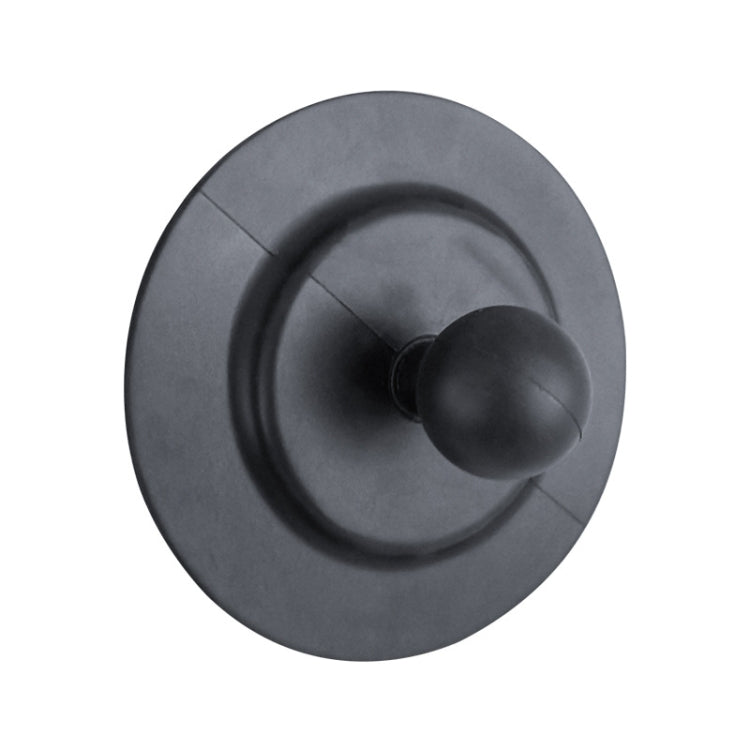 Black arc surface phone holder base with suction-like pad and central ball mount