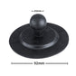 Black dashboard phone holder suction base with ball joint and size markings