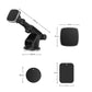 Magnetic phone bracket dimensions view with suction cup base and phone pad