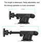 Telescopic adjustable magnetic phone mount with suction base and side knob