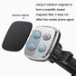 Magnetic phone holder with silicone cover pad and clamp-style support