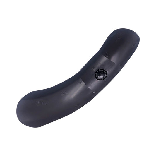 Front scooter fender, dark blue-black plastic, curved profile with center opening