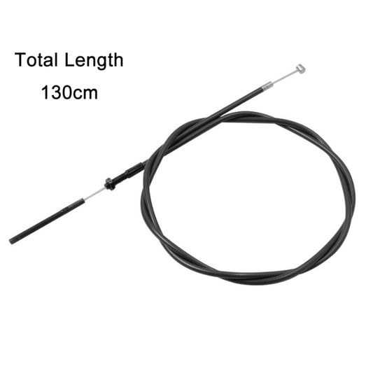 Brake cable set, 130 cm total length, black cable with end fittings