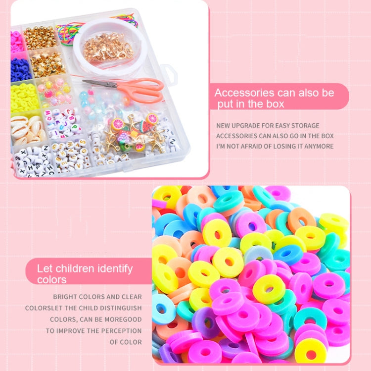 Open DIY bead storage box with cords, charms, and a large mix of colorful beads
