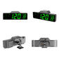 Car HUD display unit with green numbers, showing front and side views