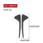 Corvette C8 2-piece side groove decoration stickers with size guide, dark carbon-weave