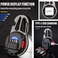 Mini portable flashlight multi-tool with Type-C charging port and LED light panel