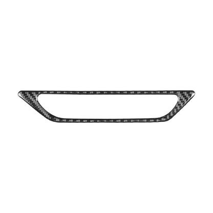 Carbon-fiber pattern trunk handle decoration sticker, curved rectangular frame.