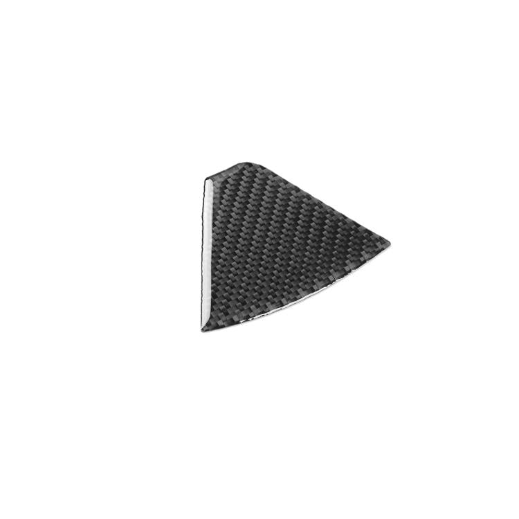 Carbon-fiber look triangular camera trim sticker