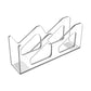 Clear acrylic desktop gamepad holder with three angled controller slots