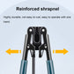 Fiber optic splicing tool with reinforced spring-loaded shrapnel jaws, blue grips