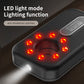 Black infrared detector showing red LED light mode around the sensor area.