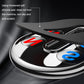 Black and silver magnetic car phone holder for dashboard air vent mounting