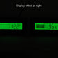 LCD electric motorcycle power display with green backlight showing battery bars and 12.7V, 95%.