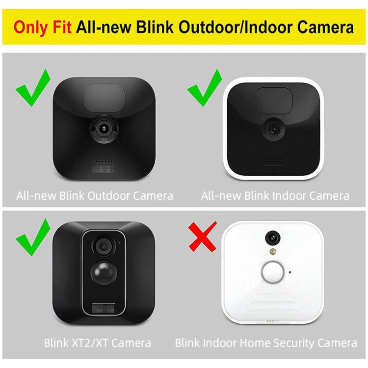 Black and white silicone camera covers shown for outdoor vs indoor fit