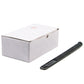 Manual glue pusher tool with black ridged comb and white packaging box