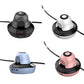Set of four automatic skipping counter machines in black, white, pink, and blue