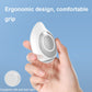 White microcurrent sleep aid massage device with circular electrode head