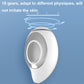 White microcurrent sleep aid massage device with round electrode contact