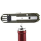 Olive green closed multi-tool with fork prongs and corkscrew/bottle opener
