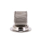 Metal single-clip pen holder with stacked coil spring and circular base