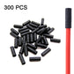 Bulk set of 300 black plastic cable caps for mountain bike brake/shift housings