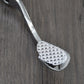 Textured chrome shift lever tip with mounting end