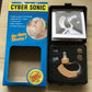 CYBER SONIC hearing aid box with open black case and beige behind-the-ear device