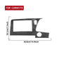 Carbon-fiber right-hand drive screen frame sticker with rectangular display opening