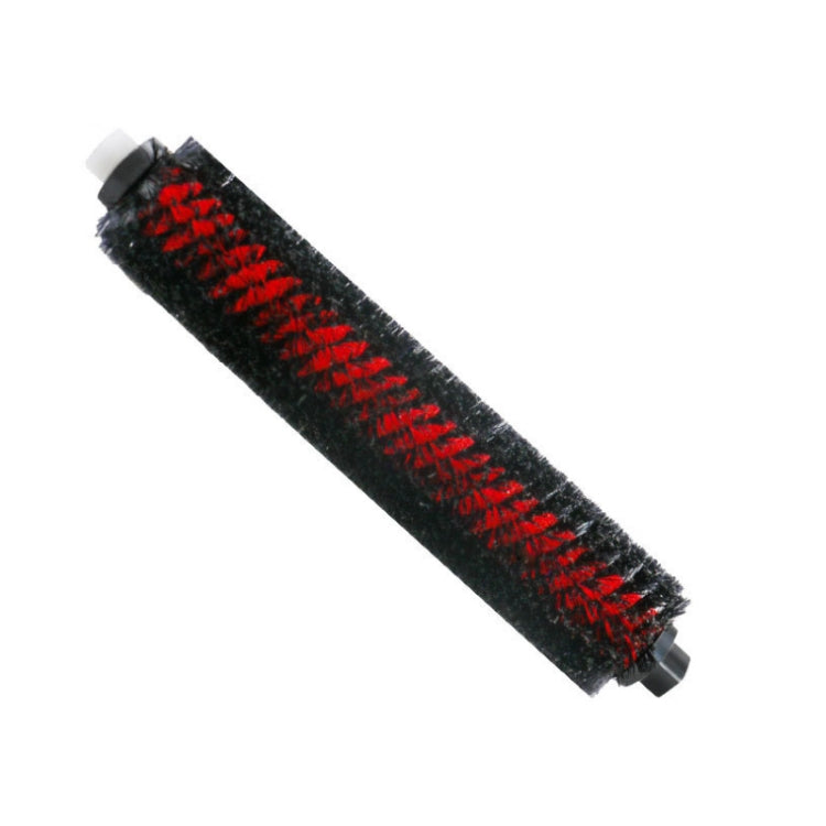 Main brush roller accessory with black and red bristle rows and gray mounting ends