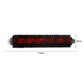 Robot vacuum main brush roller accessory with red and black bristles, size labeled