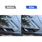 Installed carbon-fiber style vent trim stickers on front grille vent openings
