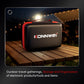 Black and red portable diagnostic tool storage bag with KONNWEI logo and carry handle