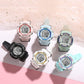 Set of multifunction sports digital watches in mixed colors with LED-style display