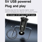 Wireless screen projection MP5 car USB power plug with cigarette lighter adapter