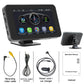 Portable MP5 screen projection kit with cables, stand, and operation manual