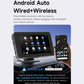 Wireless car projection screen receiver with built-in display and stand for Android phone
