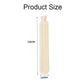 Beige long hot water bag with stopper cap; approx 720 x 120 mm