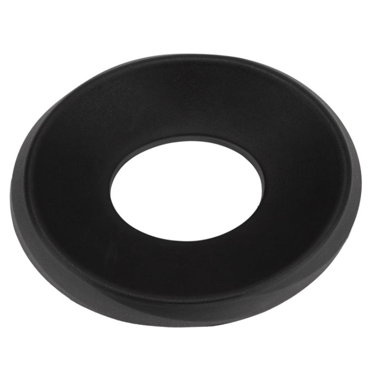 Black circular helmet support pad with center opening